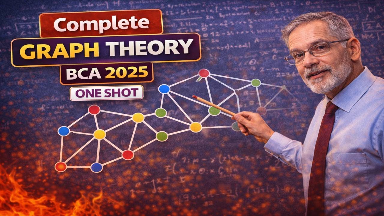 How to Pass Graph Theory in One Video 🔥 | BCA 2025