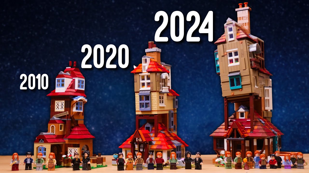 LEGO Harry Potter: Burrow Comparison! 2010 - 2020 - 2024
