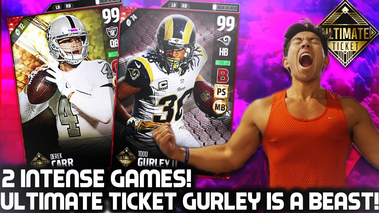 ULTIMATE TODD GURLEY IS A MONSTER! MADDEN 17 ULTIMATE TEAM