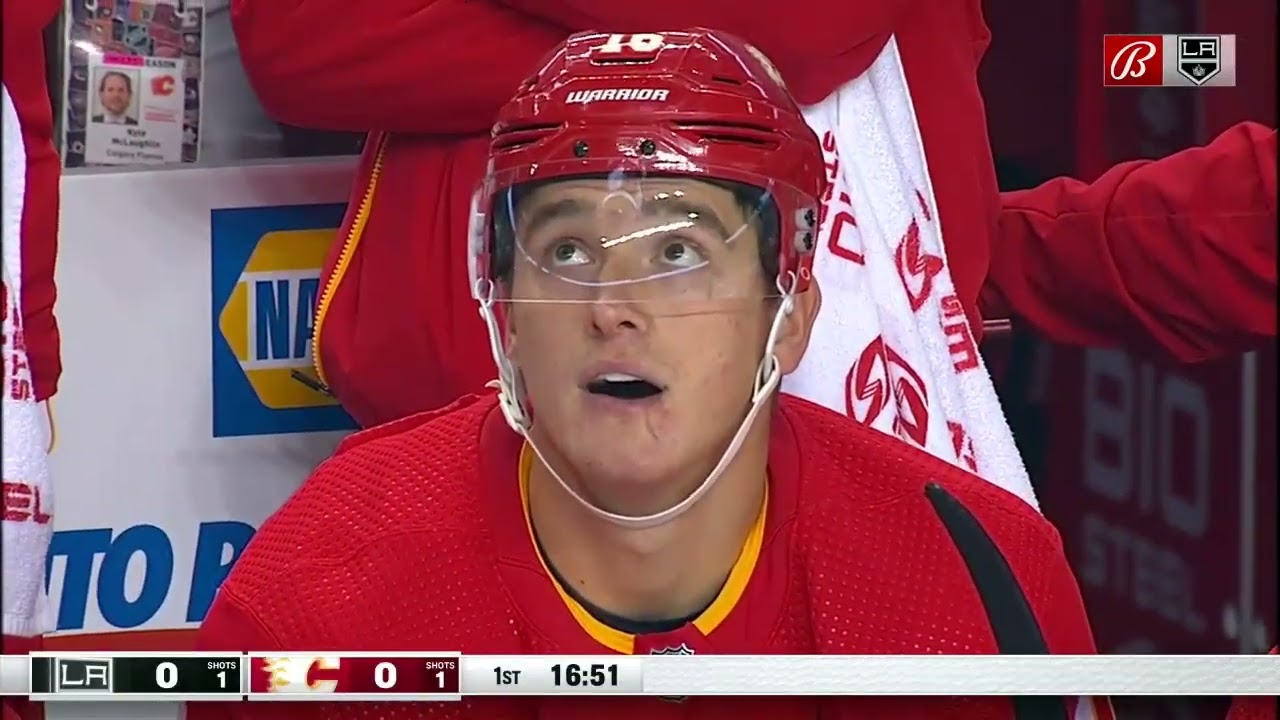 Nikita Zadorov makes two big hits against Arvidsson in his 500th NHL game (14 nov 2022)