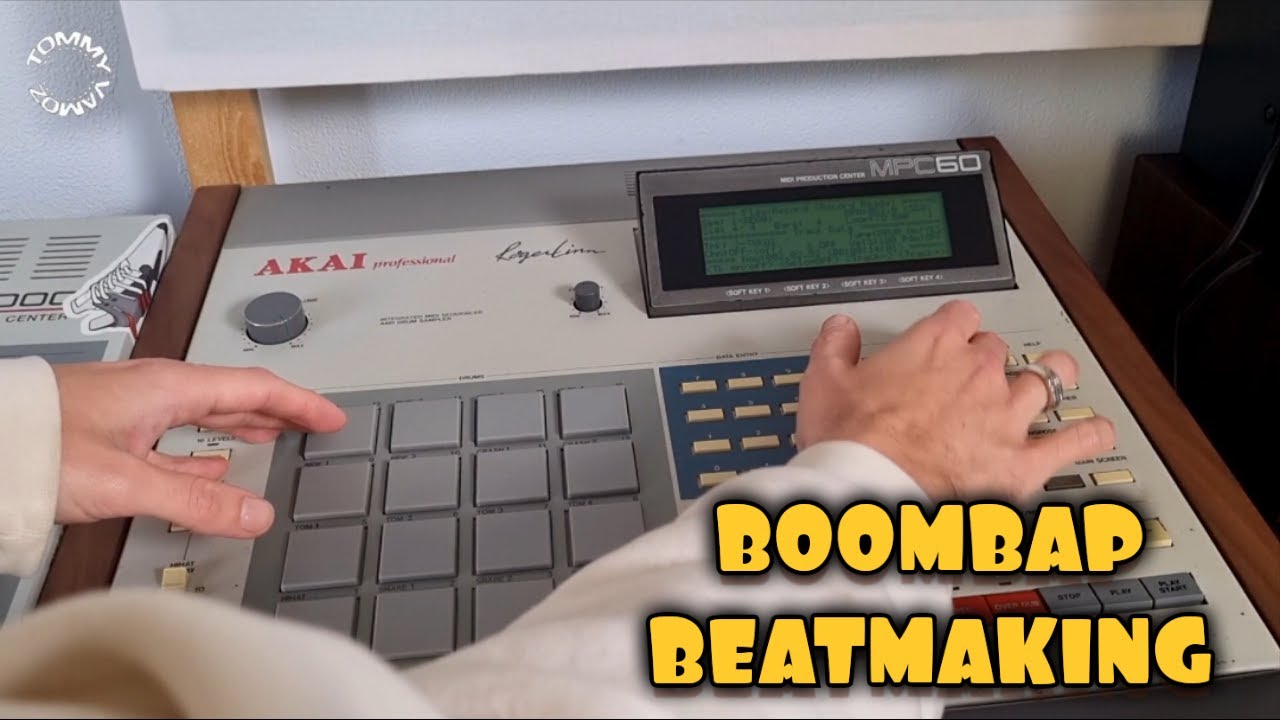 Boombap beatmaking from vinyl - MPC2000 MPC60 - TAPE - analog gear!