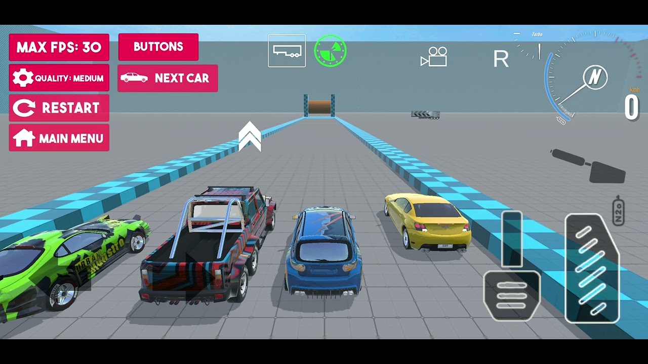 Car Crash Games 3D crushing with cylinders
