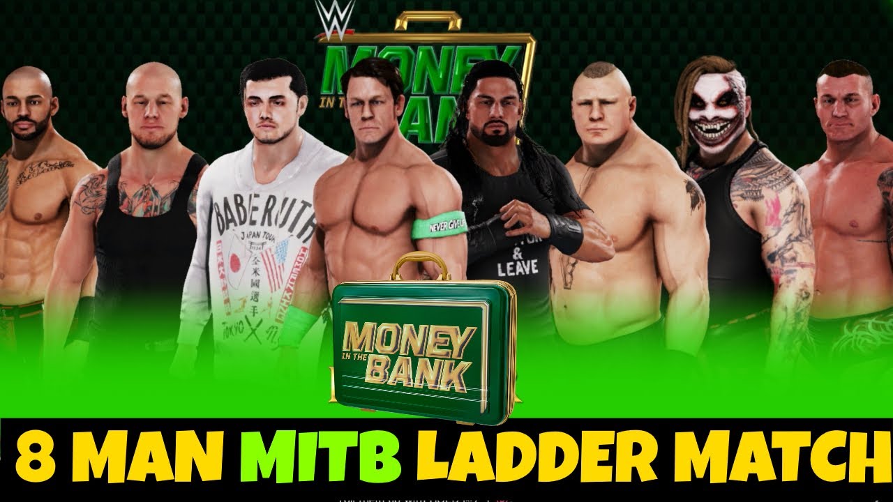 WWE 2K20 8 MAN MITB LADDER MATCH ! Cena Vs Roman Vs Brock Vs Dominik Vs Orton Vs Corbin Vs Fiend !