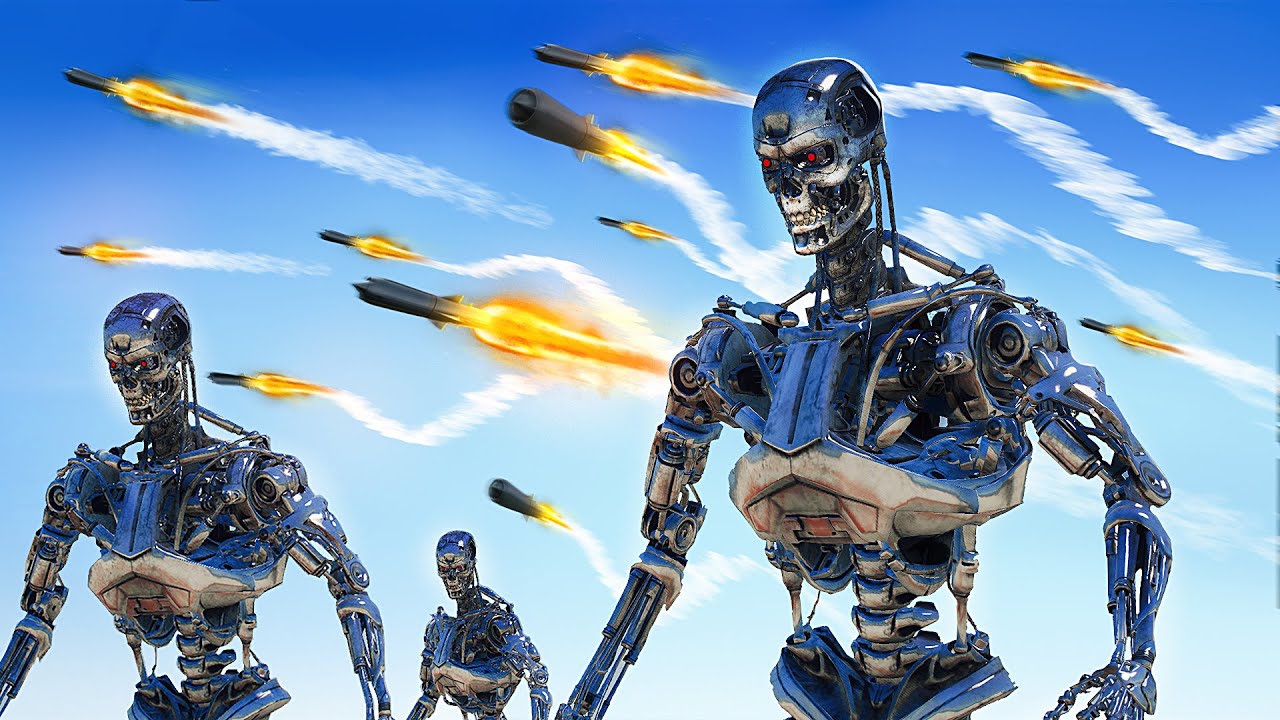 ROBOT UPRISING in GTA 5!