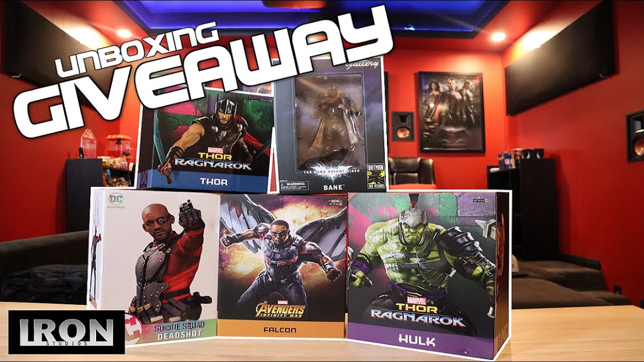 MASSIVE Statue Haul Unboxing + Giveaway Ep.1 | Iron Studios
