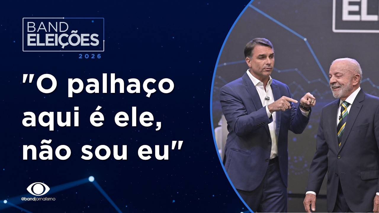 Fl&aacute;vio interrompe fala de Lula, que rebate: 