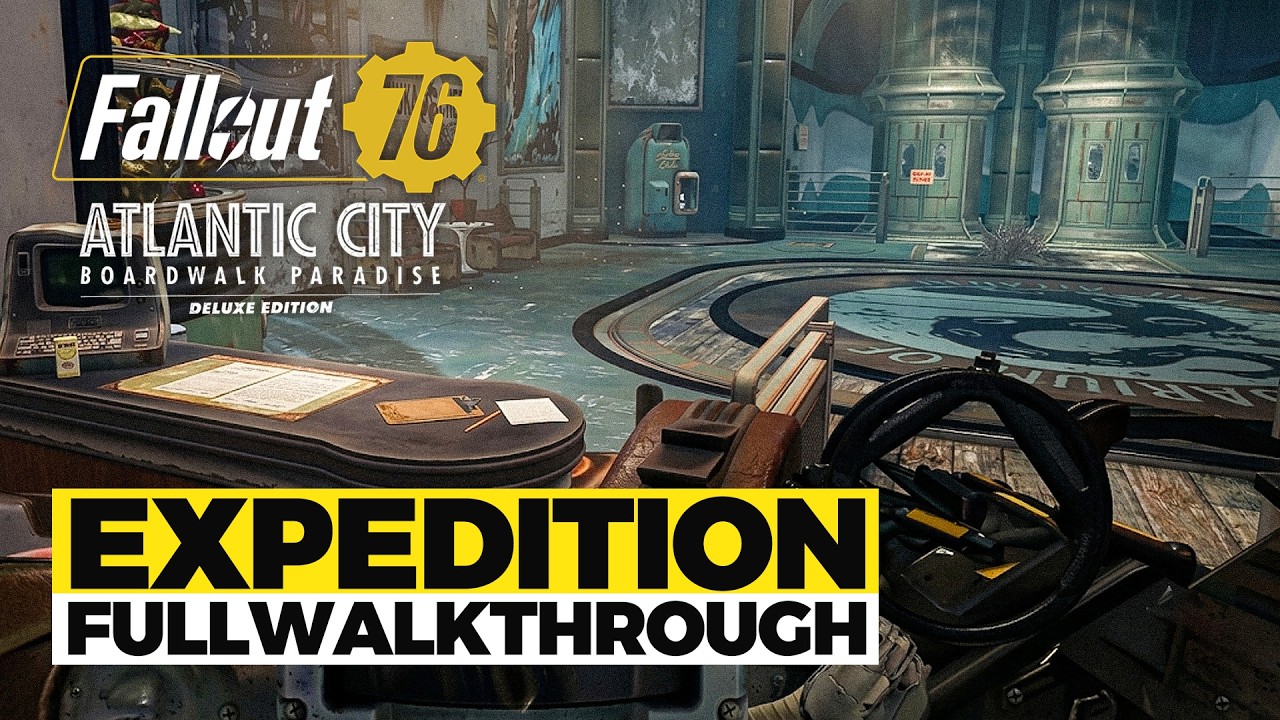 Fallout 76: Atlantic City | Boardwalk Expedition Walkthrough (Solo)
