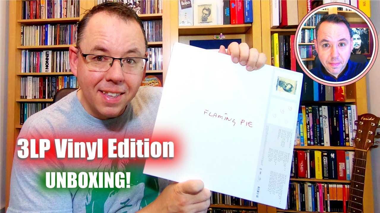 3LP Vinyl Unboxing Paul McCartney Flaming Pie Archive Collection