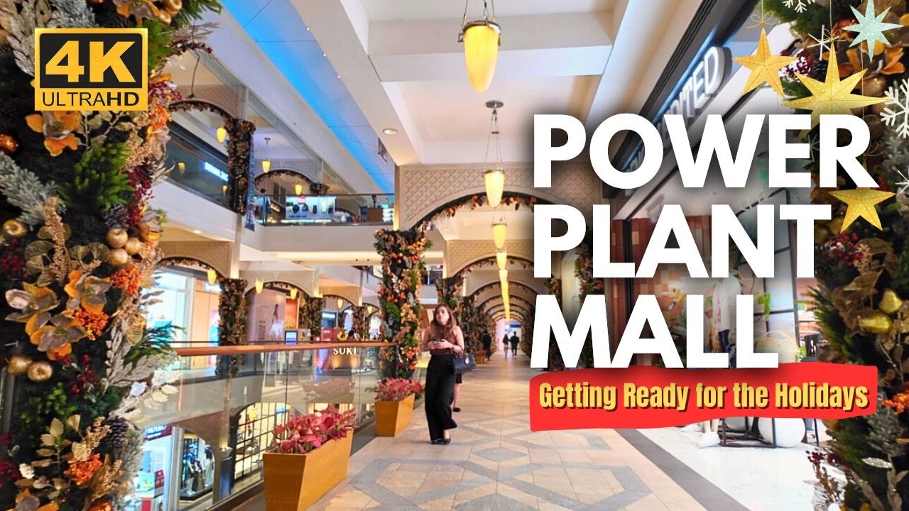 Power Plant Mall Christmas Setup 2025🎄| Rockwell’s Holiday Magic Begins! | 4K | Makati City