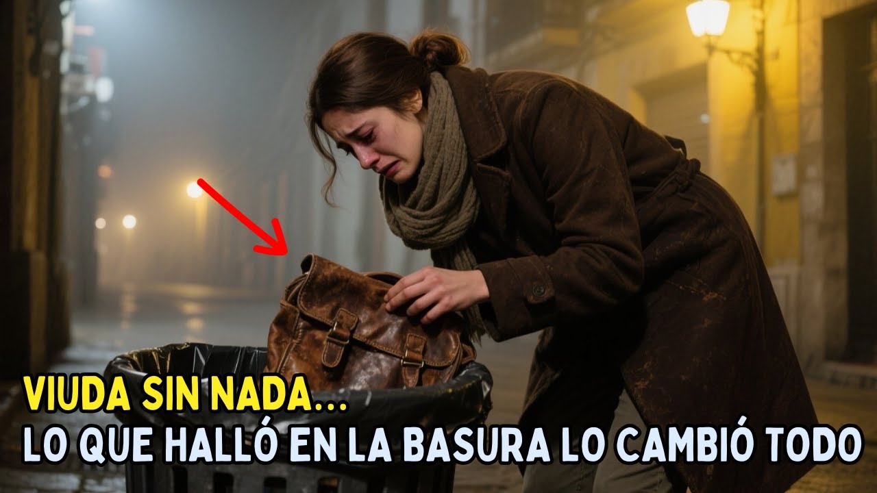 Viuda halló una mochila en la basura… Lo que había dentro cambió su destino