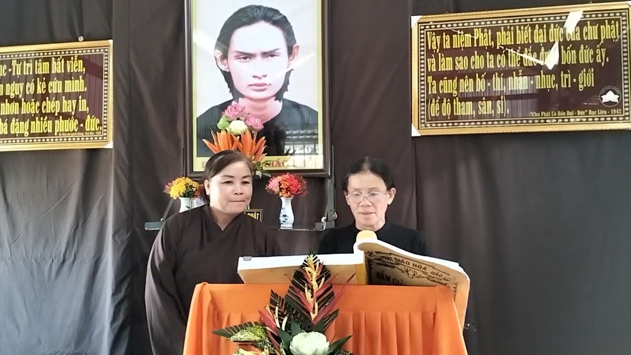 Hòm nay ngày mùng 10 độc giảng Lệ nhà thái Mình Long điền A chợ mới An Giang nam Mô 