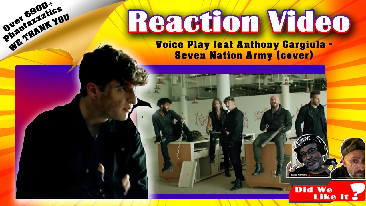 🎶Voice Play feat. Anthony Gargiula | Seven Nation Army (White Stripes cover)🎶#reaction #voiceplayers