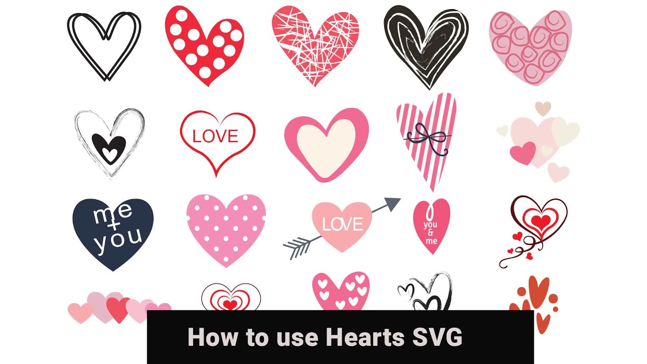 How to use Heart SVG in your images- A step by step tutorial