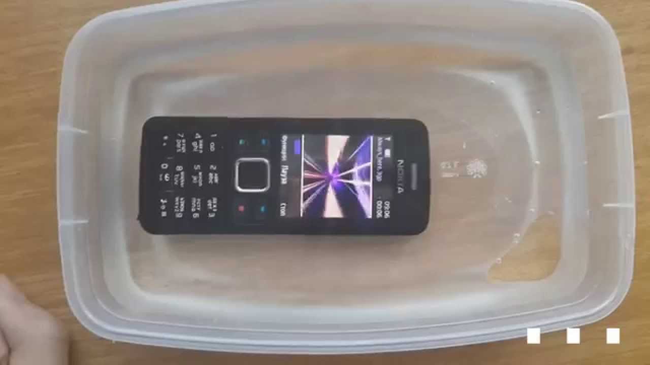 Краш-тест - Водные процедуры - NOKIA 6300 - #1