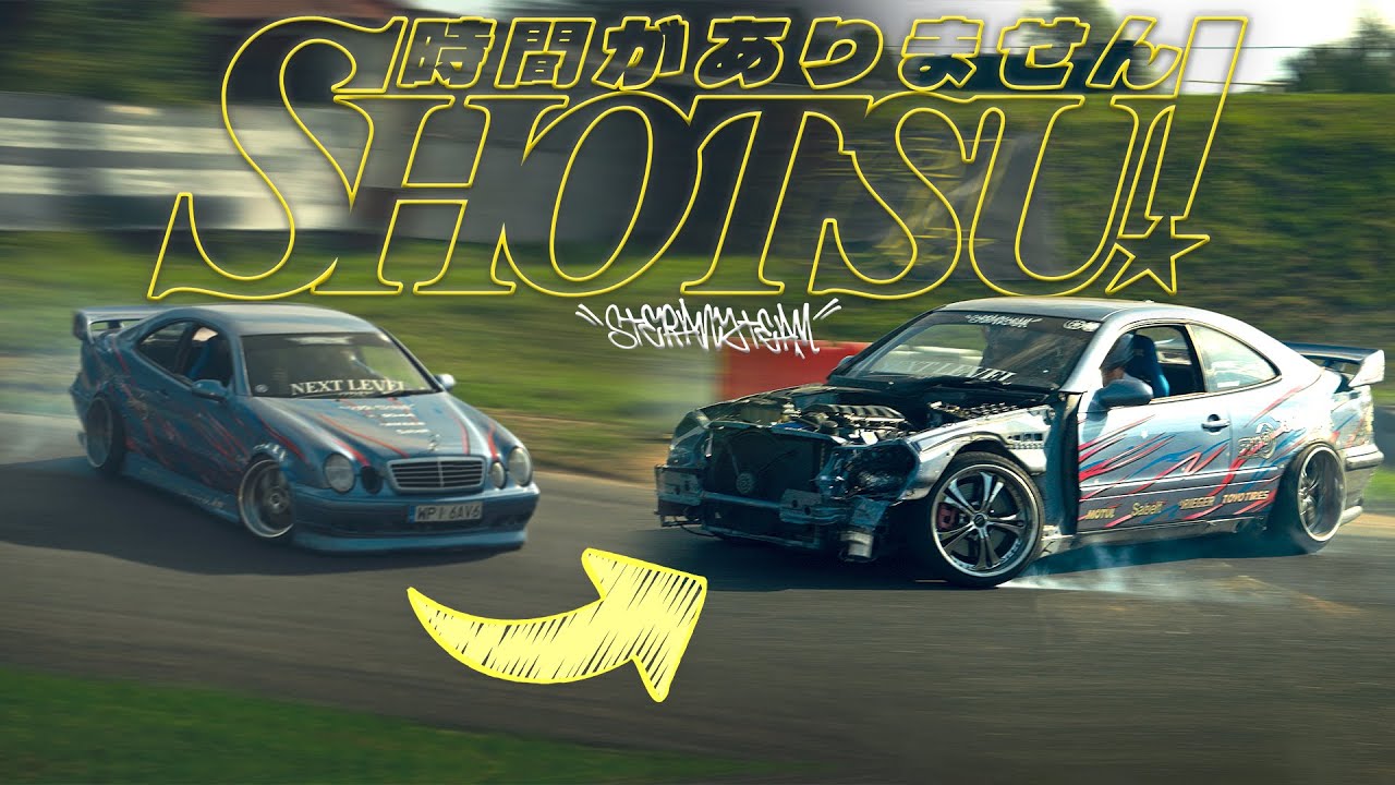 Mercedes w końcu jeździ! (od razu dostał z liścia xD) - Shotsu Drift Koszalin 2025