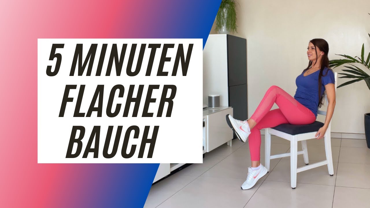 5 Minuten effektives Bauch Training im Sitzen! Besonders f&uuml;r den ungeliebten UNTEREN Bauchbereich ;)
