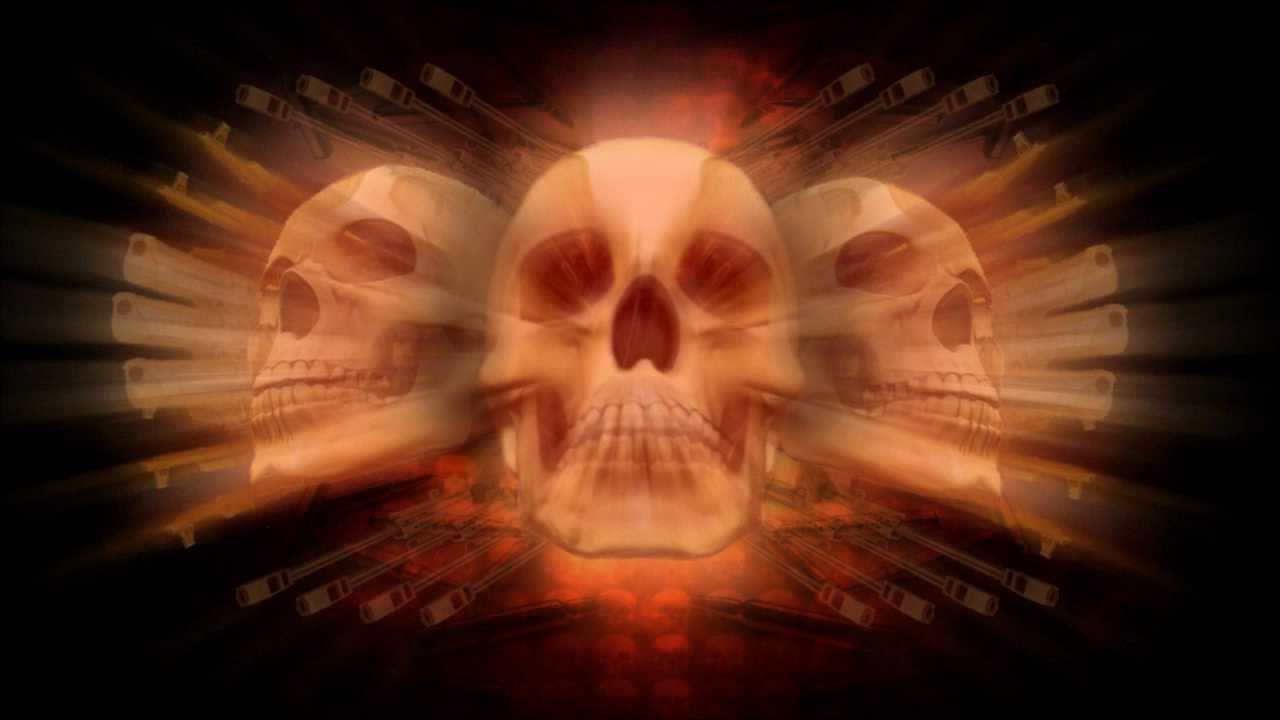 SKULL wallpaper - SpeedArt-By TrueMuffinArts