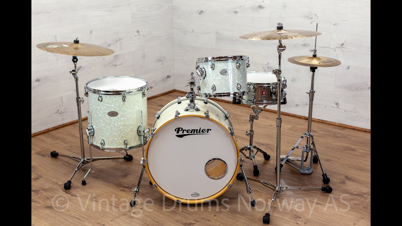 Premier Artist Birch White Pearl 12,16,22