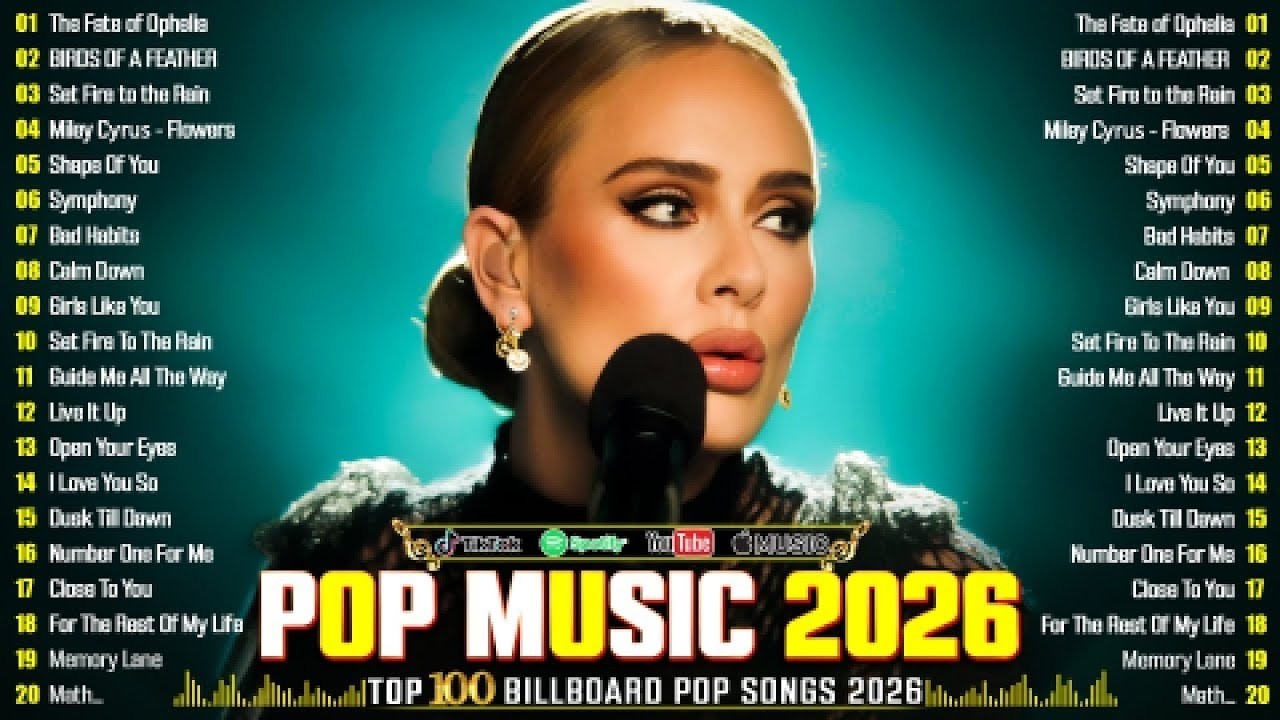 Adele, Dua Lipa, The Weeknd, Ed Sheeran, Bruno Mars, Selena Gomez, Maroon 5 💎 Billboard Hot 100