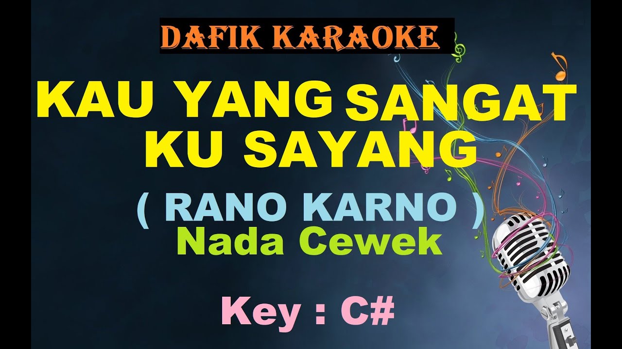 Kau Yang Sangat Ku Sayang  (Karaoke) Rano Karno / Nada Cewek C#