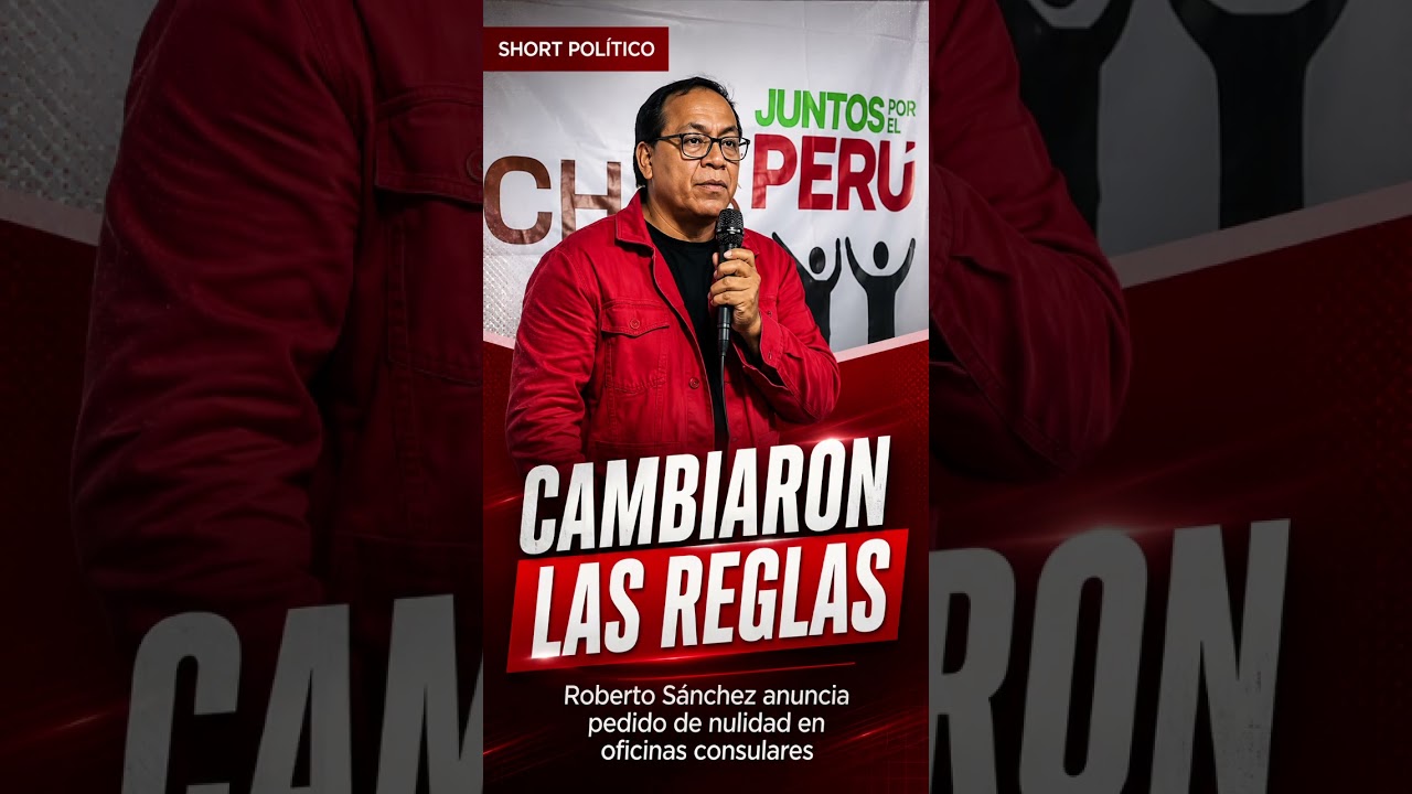 Roberto S&aacute;nchez denuncia 