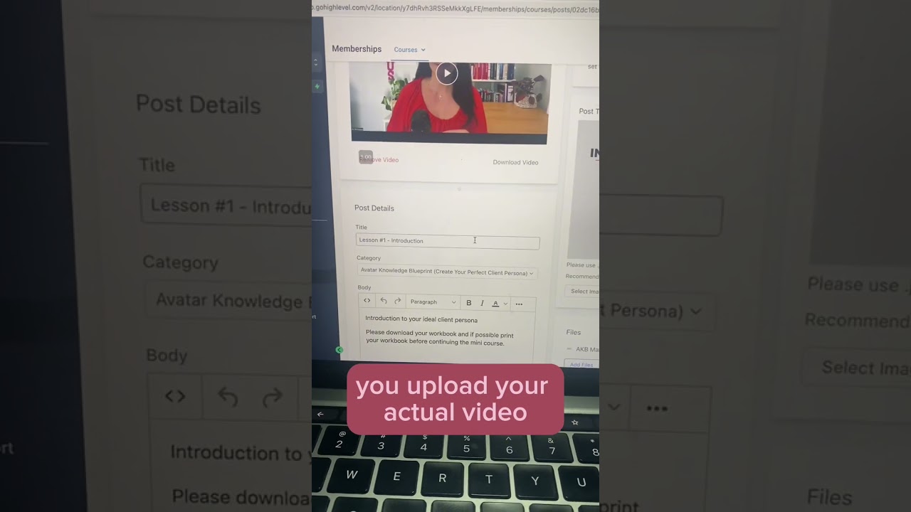 Create a Course online with  GOHIGHLEVEL