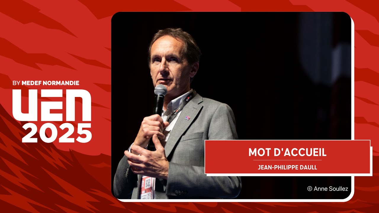 UEN 2025  - Mot d'ouverture de Jean Philippe DAULL