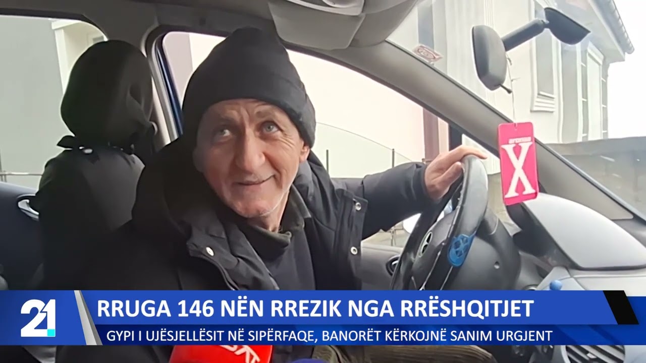 Rruga 146 nën rrezik nga rrëshqitja!Gypi i ujësjellësit në sipërfaqe, banorët kërkojnë sanim urgjent