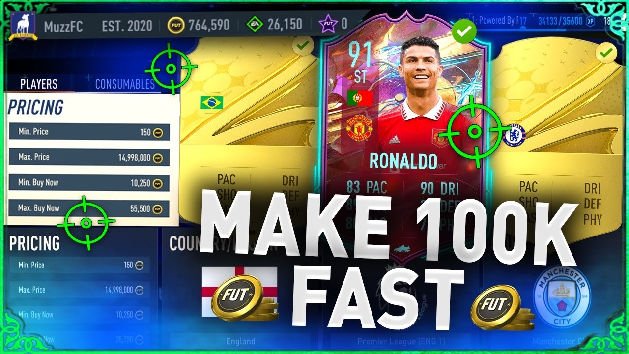 Easiest Way to Make Coins on FIFA 23?! 😱 *MAKE 100K FAST*