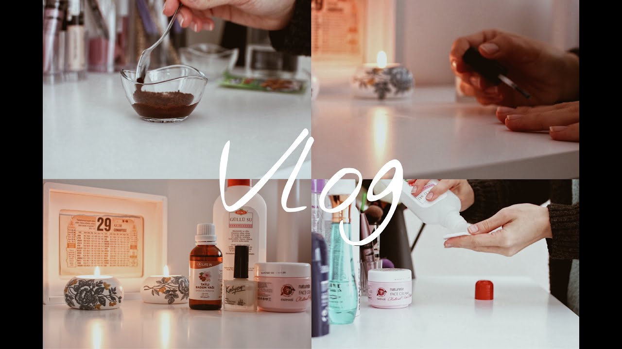 VLOG | Cilt Bakım Rutinim | Doğal Peeling | Hücre Yenileyici Maske | Öneriler | Sessiz Vlog