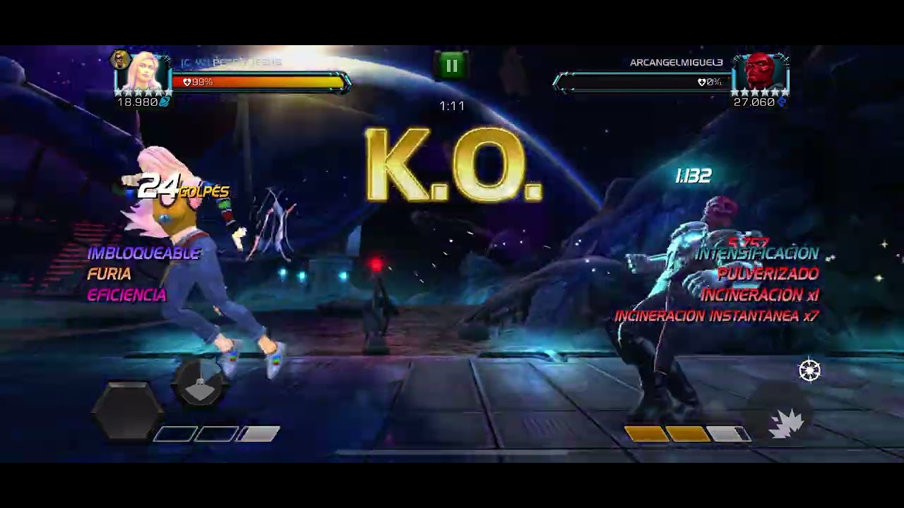 Karolina Dean vs Red Skull MCOC