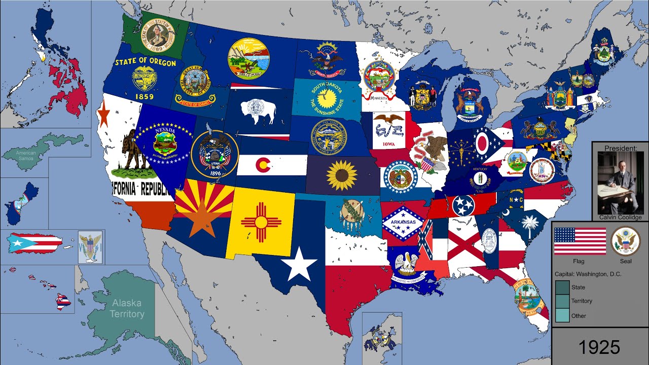 History of American State and Territorial Flags: 1776 - 2022
