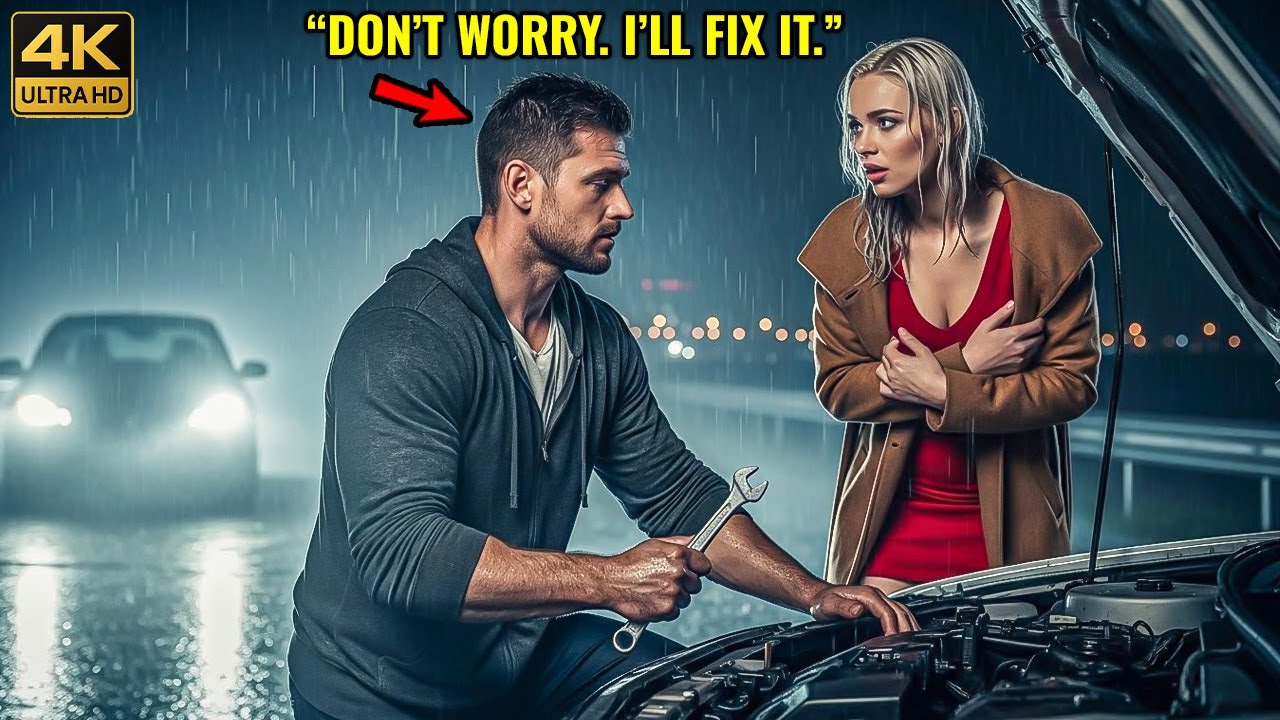 Single Dad Repairs A Car For Stranded Woman — Next Day, She Changed His Life Forever
