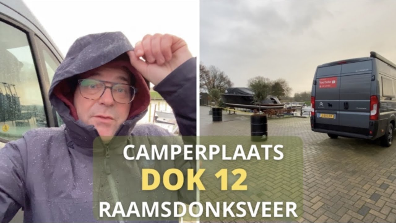 Camperplaats Dok 12 Raamsdonksveer - Echt Hollands weer en we hebben onze schoen gezet 👞
