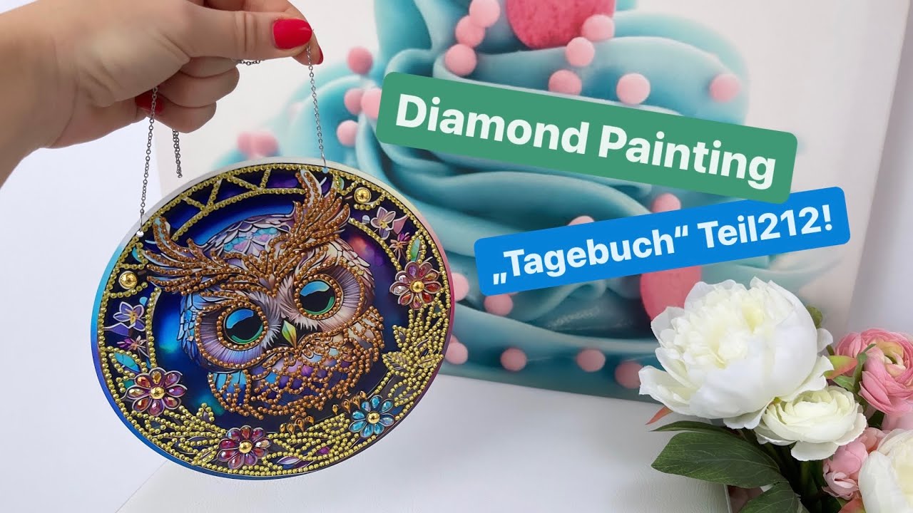 Diamond Painting „Tagebuch“ Teil212!🙃💚Finale Faultier „Fitz“ und Start „TiNi-Assel“ 🤩💚