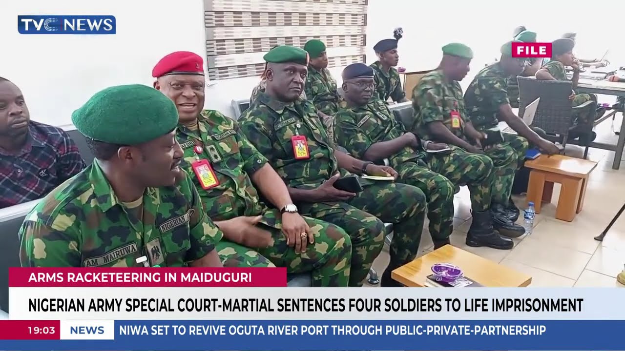 Nigerian Army Special Court-Martial Sentences Four Soldiers To Life Imprisonment