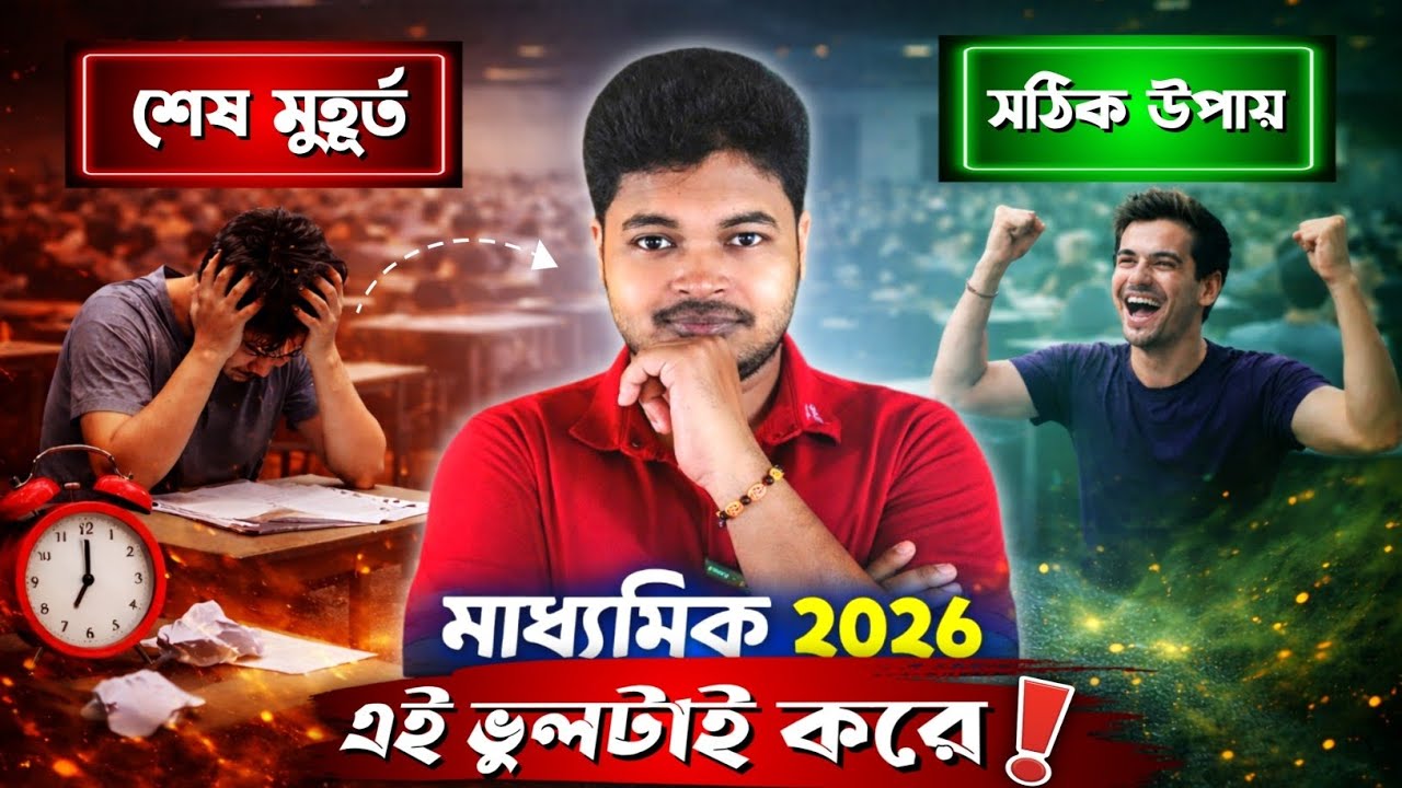 মাধ্যমিক ২০২৬ এই ভুলগুলো সবাই করে: #WBBSE Madhyamik Exam 2026: madhyamik 2026