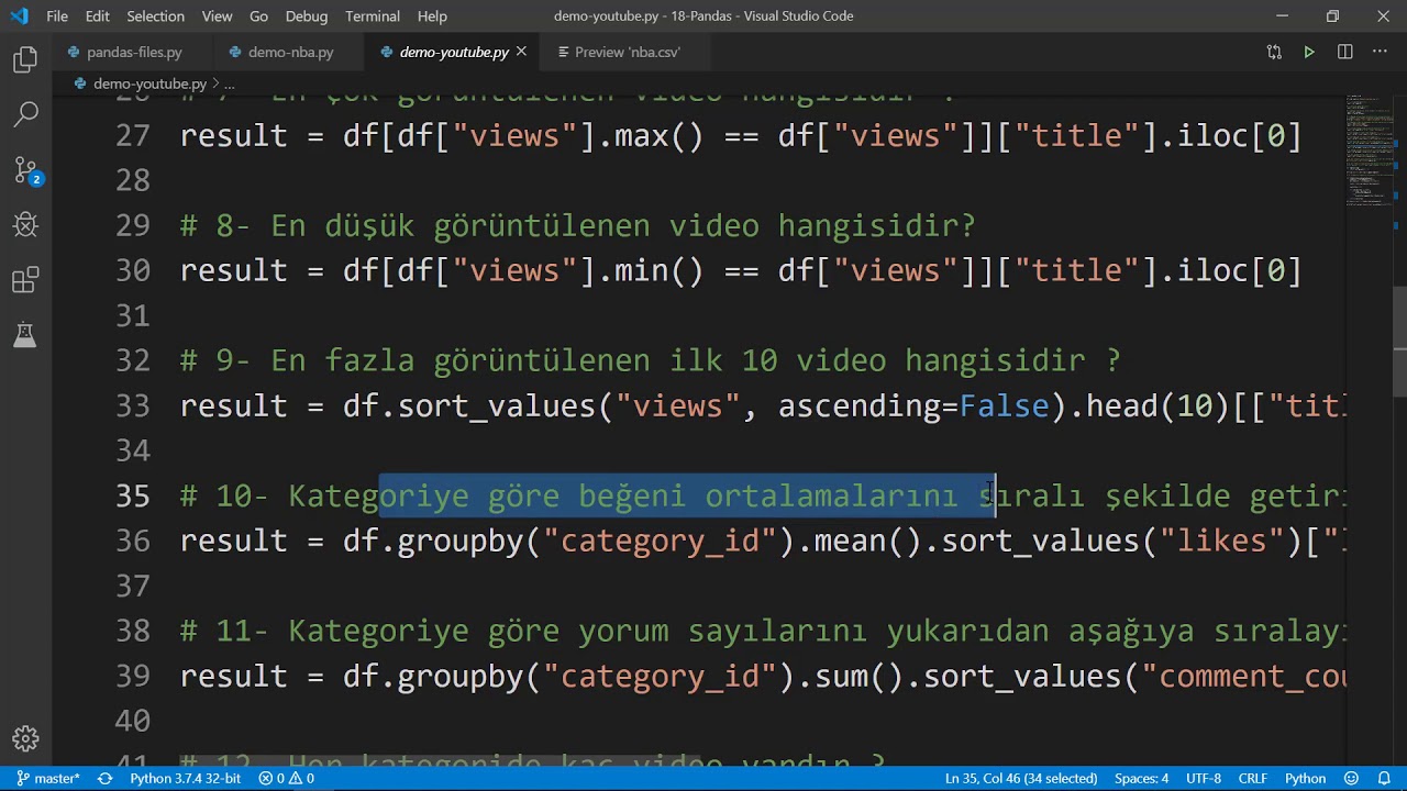 Python - Pandas Kütüphanesi Nedir ?