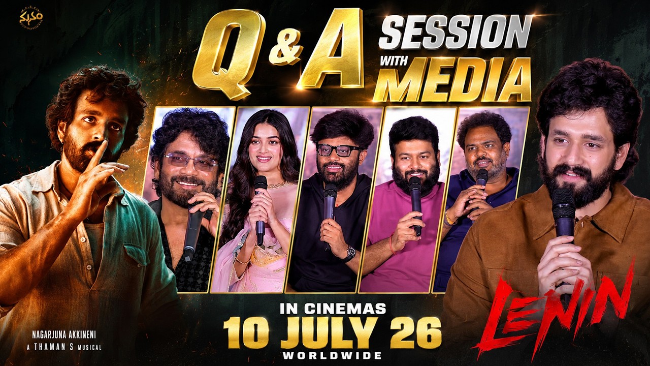 Q&A Session With Media at LENIN Press Meet || Akhil Akkineni || Bhagyashri Borse || S Thaman || PTC