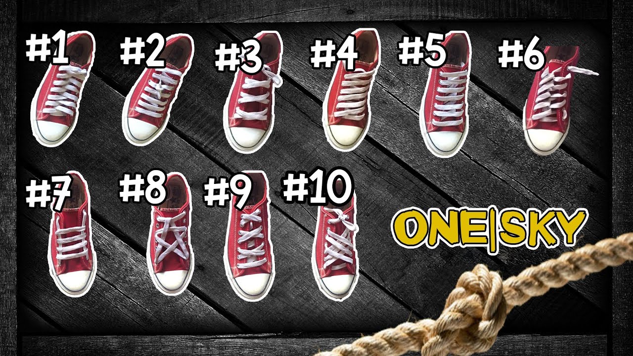 10 Ways to Lace Up Your Shoes Creatively