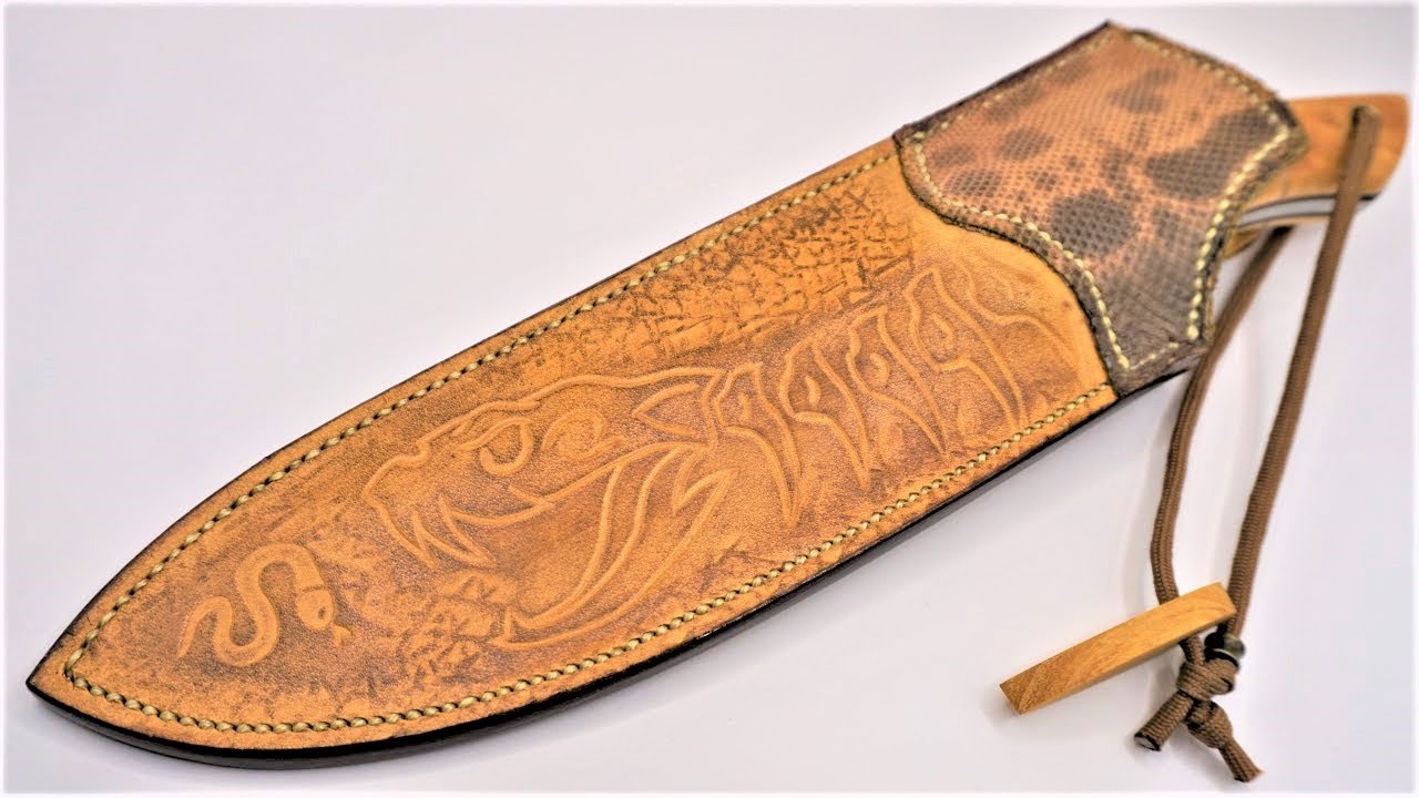 Comment fabriquer un étui pour couteau ? - Travail du cuir
