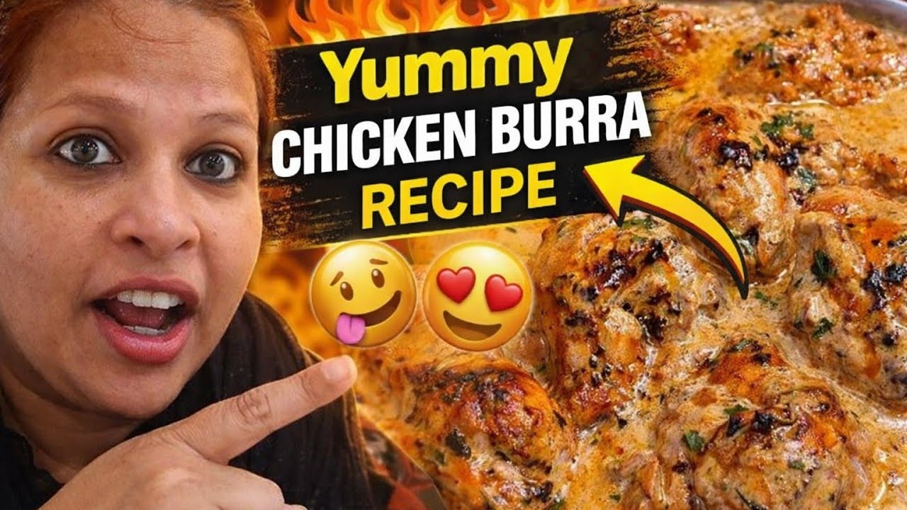 #chicken burra recepi#subscribe#koi bhi nahi hai itna khali😟