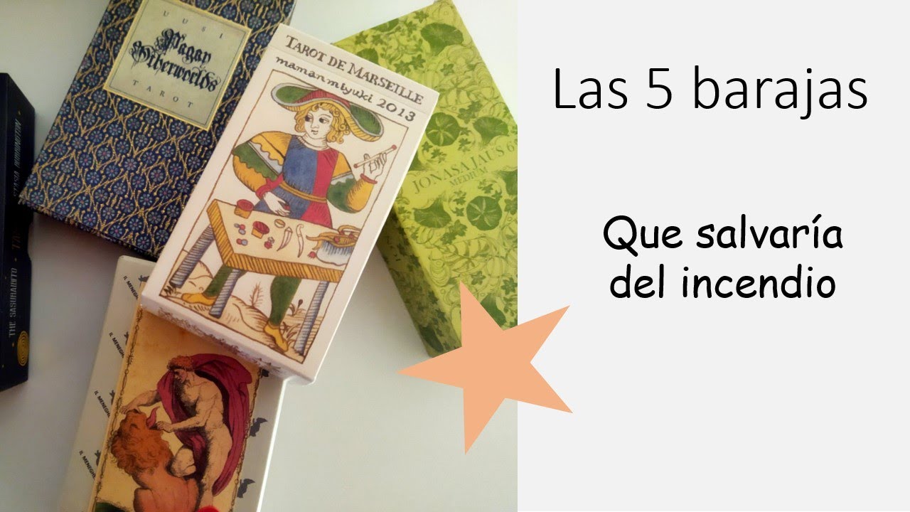 Las 5 barajas de Tarot que salvaría del incendio 