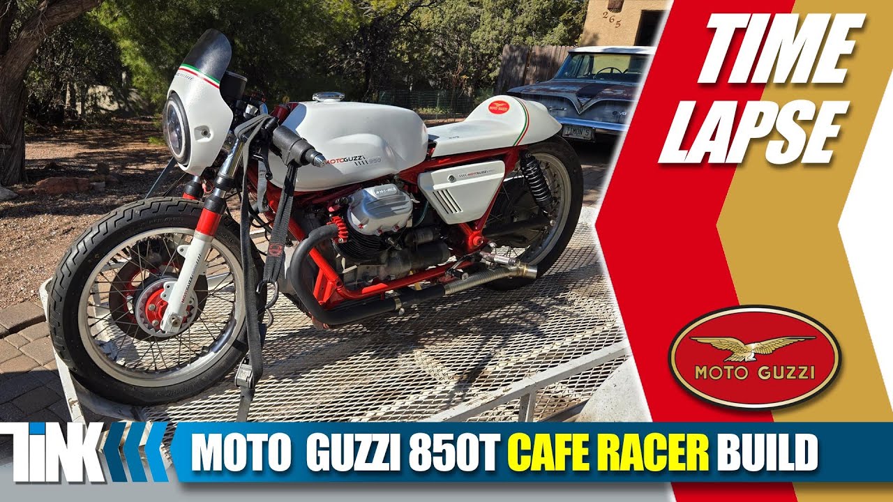 Time-Lapse Custom Build - Moto Guzzi 850T Cafe Racer