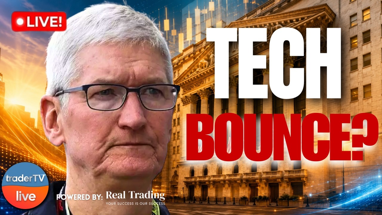 Amazon Surges, Apple Tumbles as Nasdaq and Chip Stocks Rebound | Stock Market Live