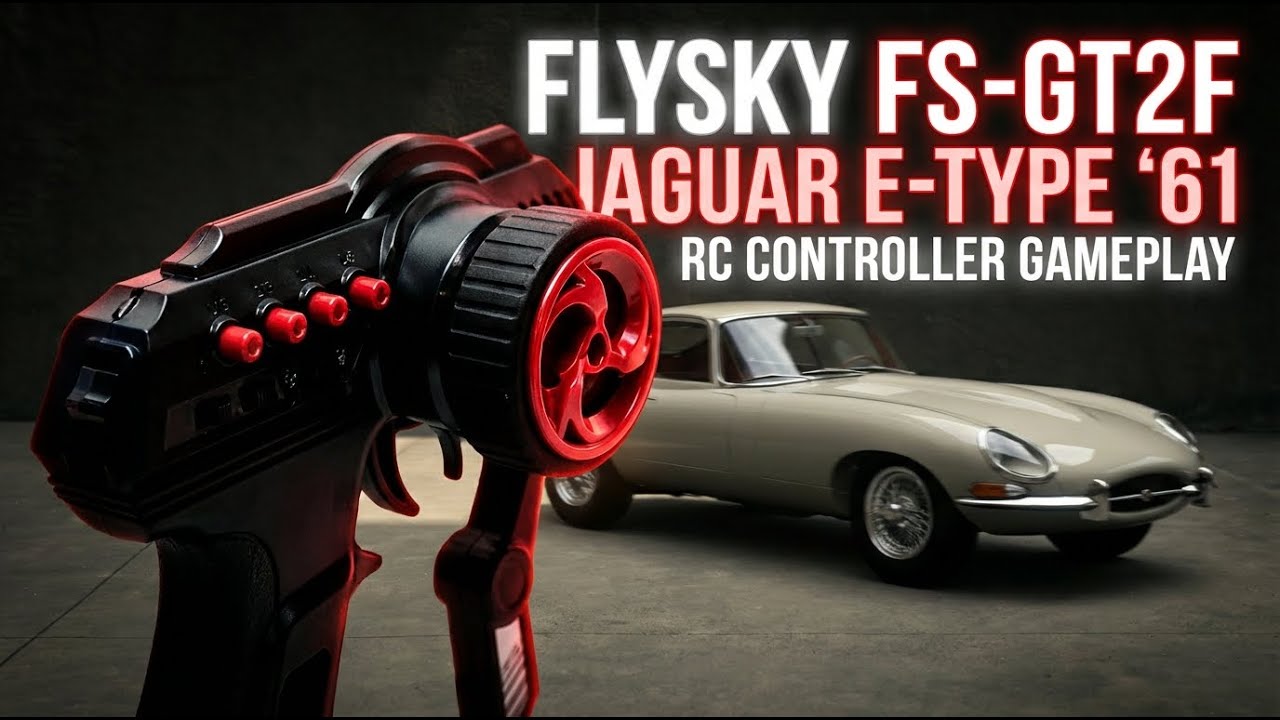 Flysky FS-GT2F: Jaguar E-Type '61 - Gran Turismo 7 PS5 | RC Controller Gameplay (POV)