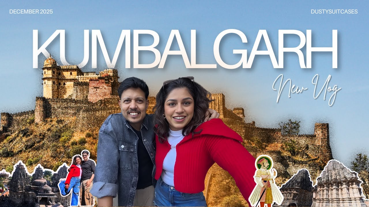 KUMBHALGARH Vlog | UDAIPUR | Kumbhalgarh Fort HISTORY , Dal Baati & Luxury Stay at RAJSAA by TAJ | ✨