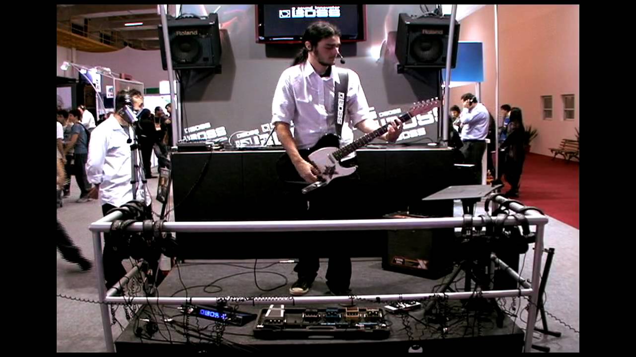 Fabio Gusmão demonstra pedais BOSS FRV-1 e FBM-1