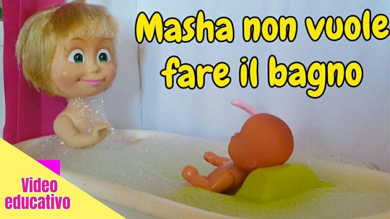 Le avventure di Masha:(EP.12) MASHA NON VUOLE FARE IL BAGNO