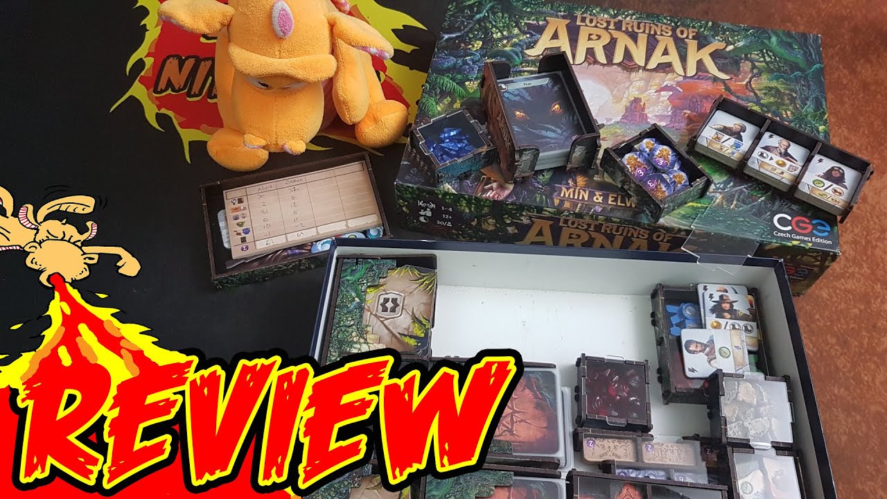 e-Raptor insert Review: Lost Ruins of Arnak + Expansion